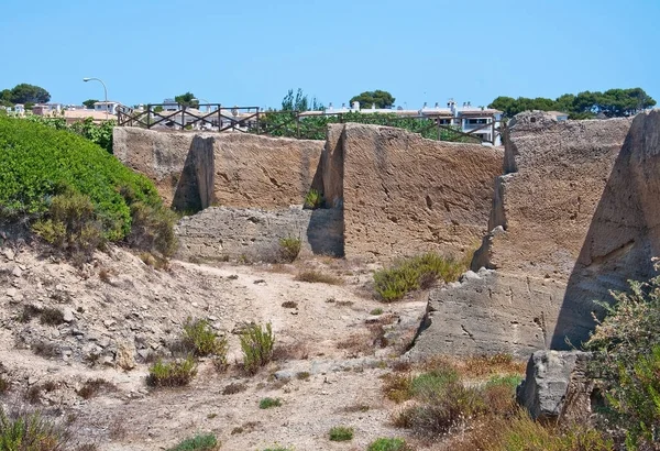 Gyönyörű Természetes Tengerpart Táj Sziklák Mallorca Spanyolország — Stock Fotó