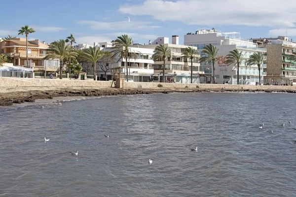 Can Pastilla Majorka Hiszpania Listopada 2018 Seagulls Bay Aquamarina Położony — Zdjęcie stockowe