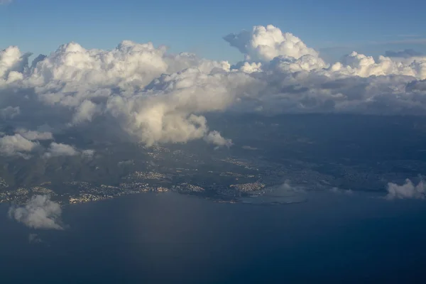 Foto Aerea Sulla Baia Palma Una Mattina Novembre Maiorca Spagna — Foto Stock