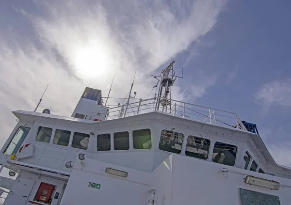 Ferry entre Palau e Isola Maddalena, na Sardenha Itália — Fotografia de Stock