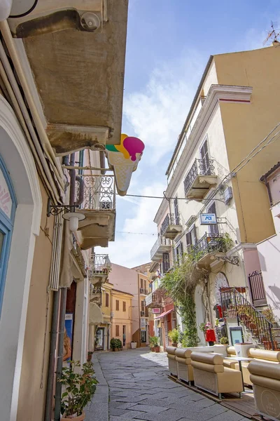 Detalles de la calle en La Maddalena Cerdeña Italia — Foto de Stock