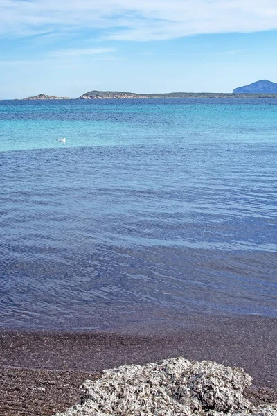 Praia de inverno na Costa Smeralda Sardenha — Fotografia de Stock