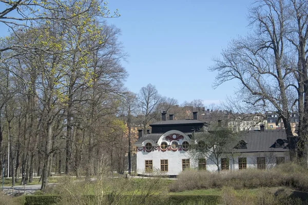 Edifício decorado no castelo de Karlberg — Fotografia de Stock