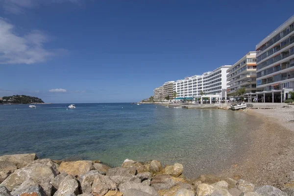 Hotels am Meer Appartementhäuser Meer Santa Ponsa Mallorca — Stockfoto