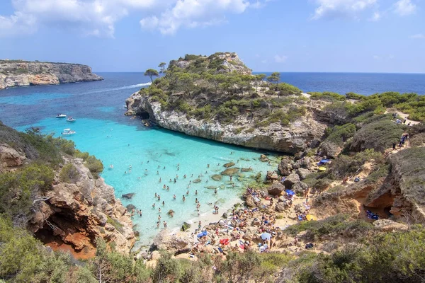 Turquoise Calo des Moro Mallorca — Stockfoto