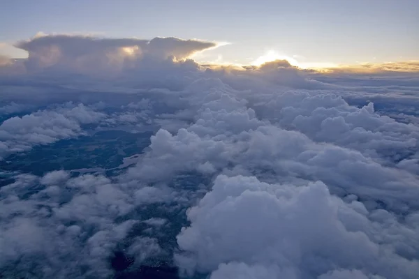 Rüya gibi hava bulutu manzara uçan — Stok fotoğraf