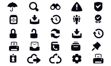 İnternet & Web Simgesi Vektör Tasarımı 