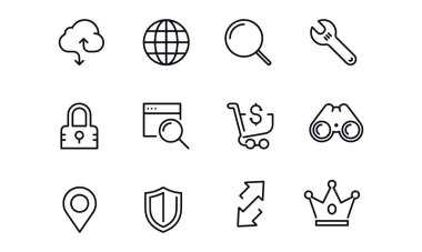 Web & vektör tasarımı kümesi 