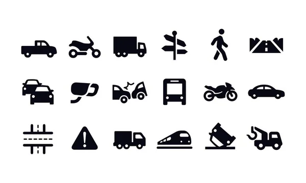 Trafik Simgeleri vektör tasarımı 