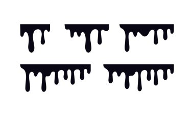 damlayan boya vektör tasarımı