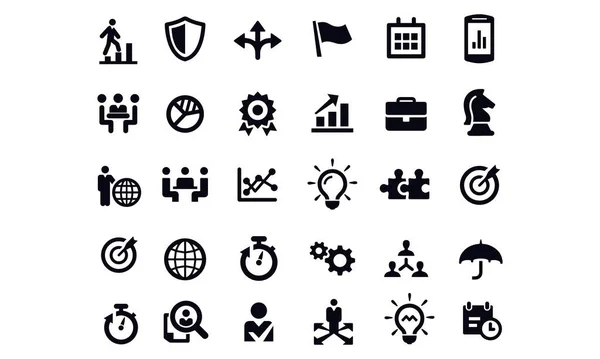 Business Team Icons Vektordesign — Stockvektor