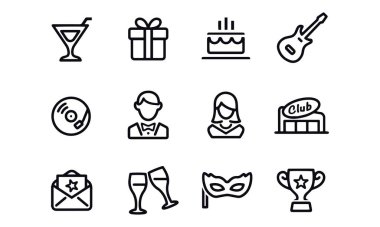 konuşma simgeleri vektör tasarımı 