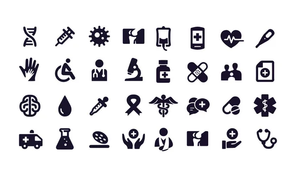 Medicine Icons Vektor Design — Stockový vektor