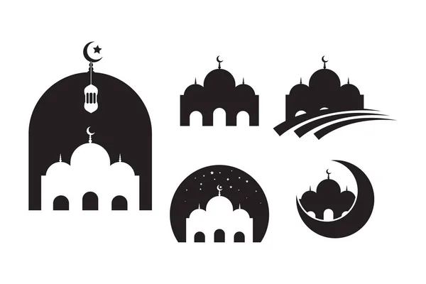 Mesquita vetor ícone Mesquita Ilustração modelo de design — Vetor de Stock