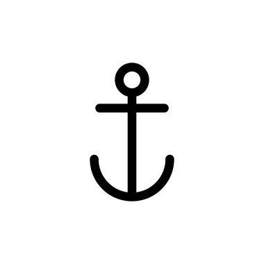 çapa simgesi vektör tasarımı