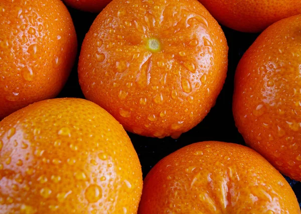 Köstlich Saftige Mandarinen Reife Mandarinen — Stockfoto