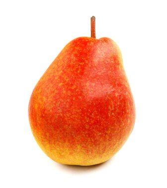Lezzetli olgun armut beyaz bir arka planda izole edilir..