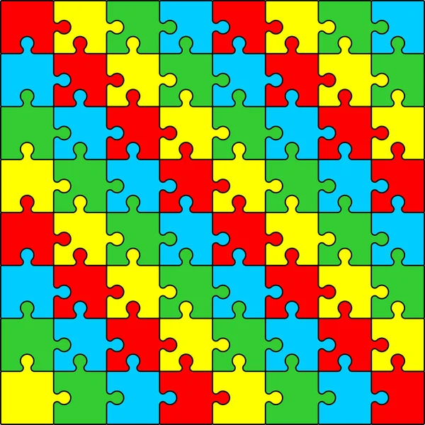 Puzzle design padrão — Vetor de Stock