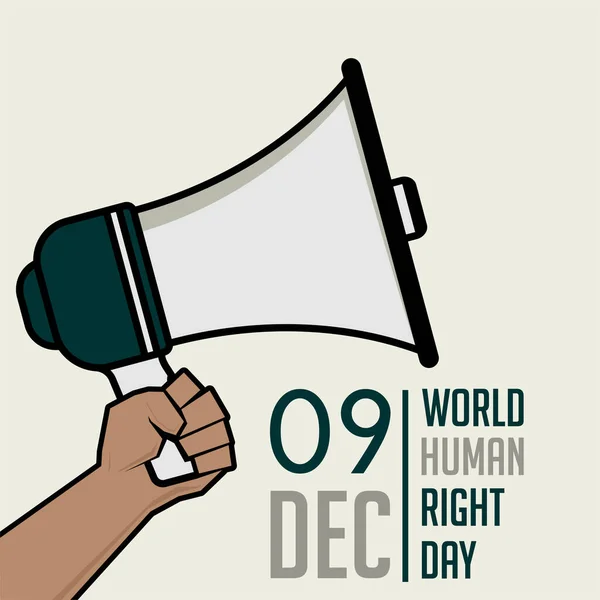 Världsdagen för mänskliga rättigheter — Stock vektor