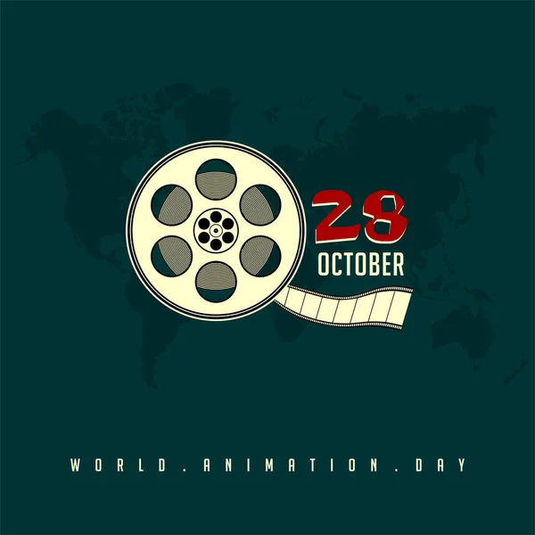 Journée mondiale de l'animation — Image vectorielle