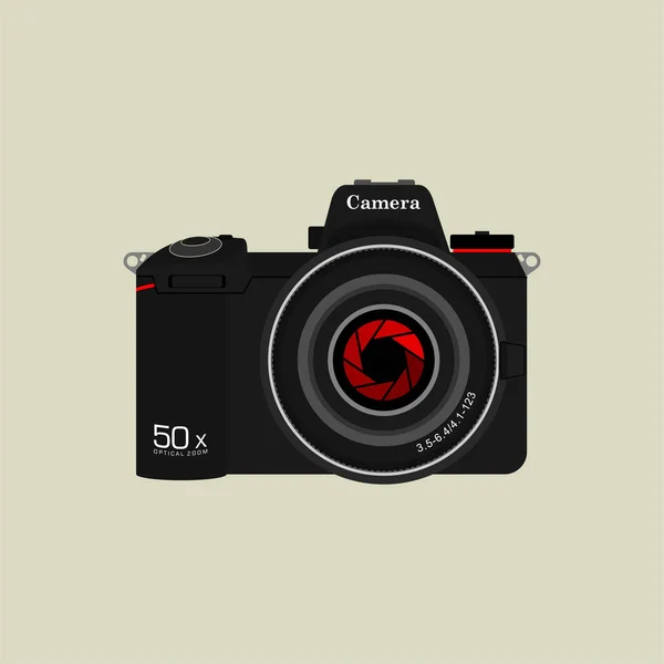 Дизайн камеры SLR — стоковый вектор