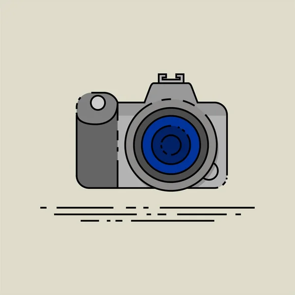 Rajzfilm Camera Clip művészet — Stock Vector