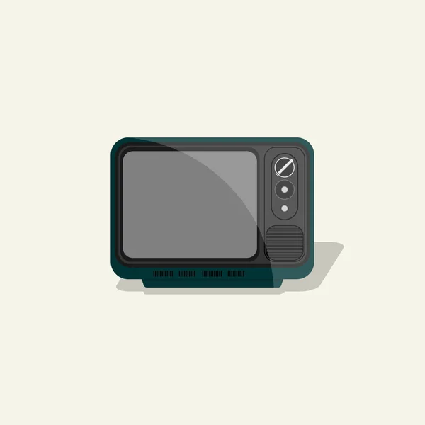 Vintage Classic televisie voor sjabloon — Stockvector