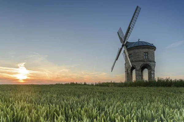 Chesterton Windmill Buurt Van Leamington Spa Warwickshire Engeland Bij Zonsondergang — Stockfoto