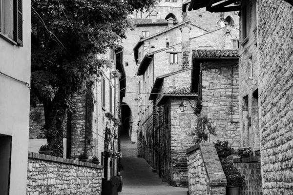 Pedras caminho e casas seis — Fotografia de Stock