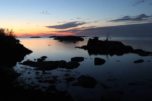 Sennebyhaken Svítání Létě — Stock fotografie