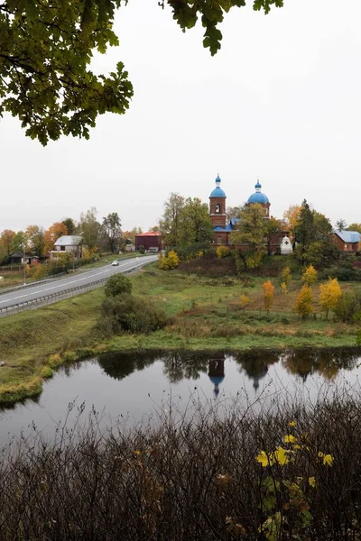 Sad autumn landscape, Russia.