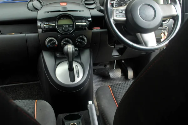 Car Dashboard Radio Turn Signal Mirror System Other Panel — Stock Photo, Image