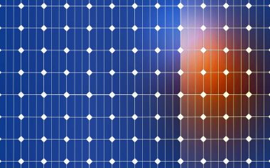 Temiz enerji 3d render. Yeni alternatif enerji.