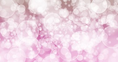 Genel tasarım için kullanılan pembe bokeh arka plan.