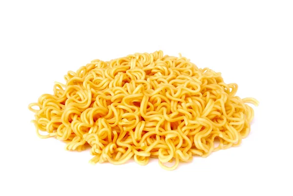 Instant Noodles Witte Achtergrond — Stockfoto