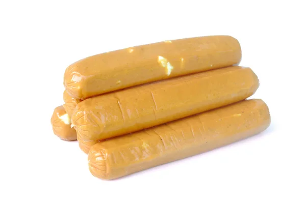 Geröstete Frikadellen Gemischter Hotdog Käse — Stockfoto