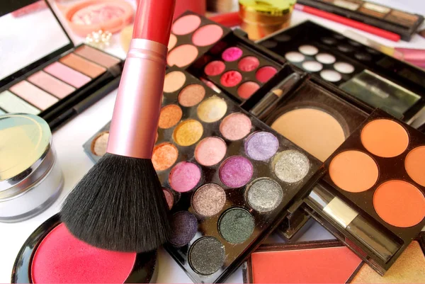 Makeup Accessories Beautician Bright Color — Stock Photo, Image