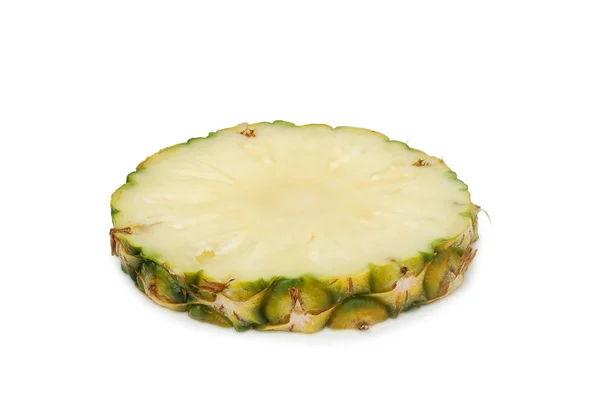 Pineapple Turns Pieces Clipping Path — Stock Photo, Image