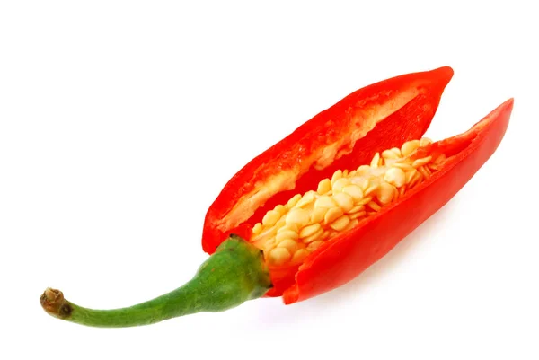 Capsicum Frutescens Chilipeppar Chili Har Antioxidanter Hjälper Bromsa Åldrande Med — Stockfoto