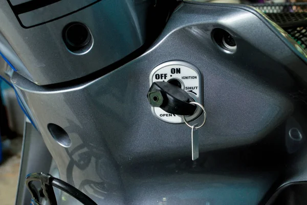 Takt Motor Dial Systeem Bedieningspaneel Motorfiets — Stockfoto