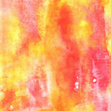 Suluboya sarı ve kırmızı doku.