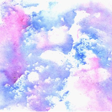 Suluboya parlak mavi doku.