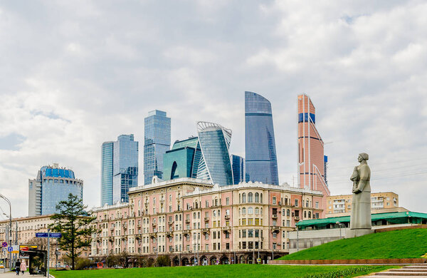 Moscow City. Russian architecture