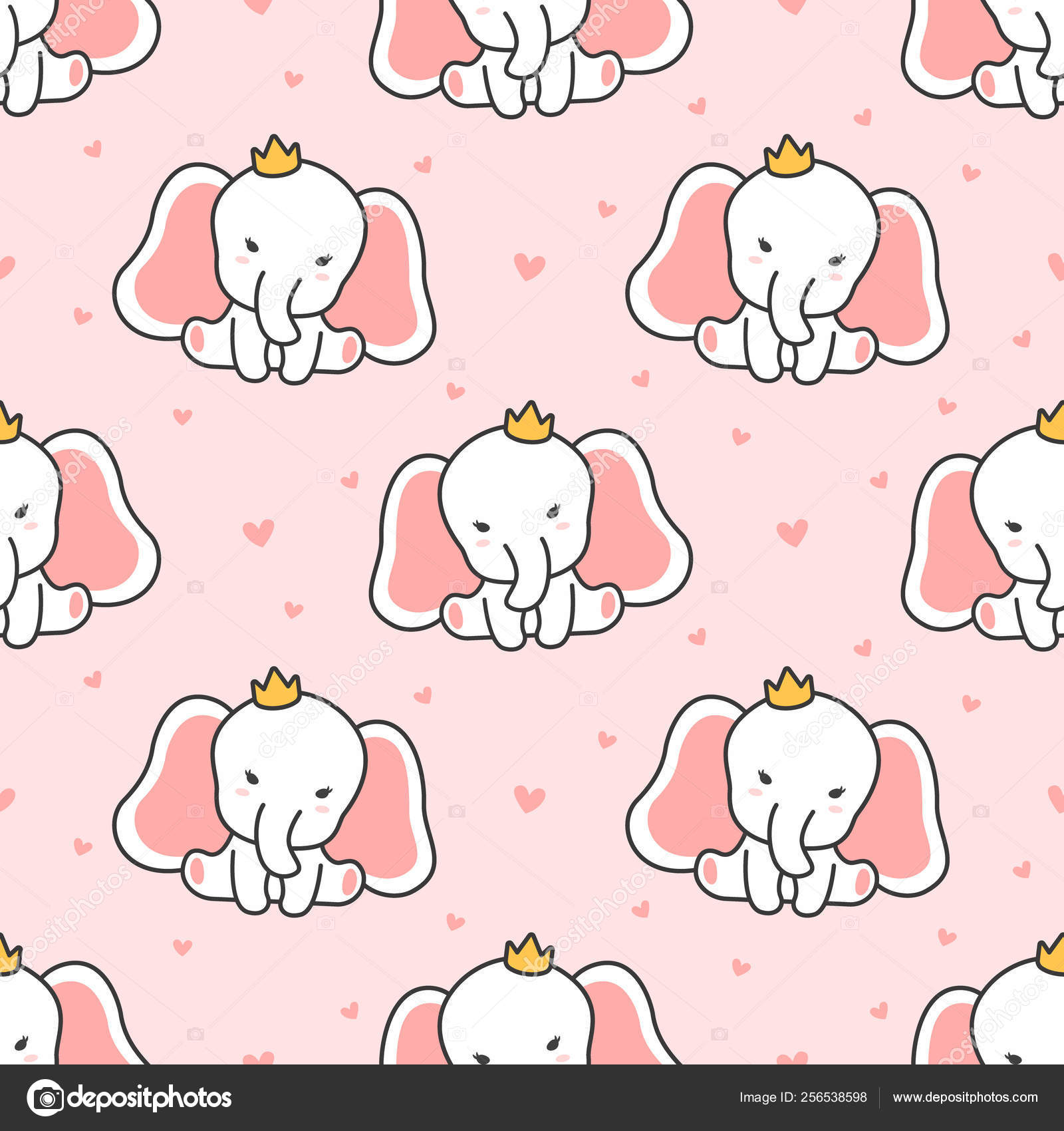 Cute Elephant Seamless Background Repeating Pattern Wallpaper Background Cute Seamless Stock Vector Image by ©@ #256538598 Cute Elephant Seamless Background Repeating Pattern Wallpaper Background Cute Seamless Stock Vector Image by ©@ #256538598