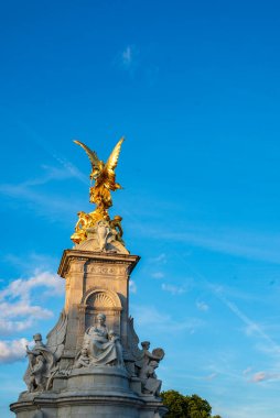London, UK 09 July 2025 Queen Victoria Memorial with winged victory (nike) statue on top - Monument in front of Buckingham Palace designed by Thomas Brock in 1911