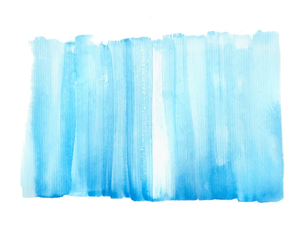 Abstracte waterkleur achtergrond in blauwe kleur — Stockfoto