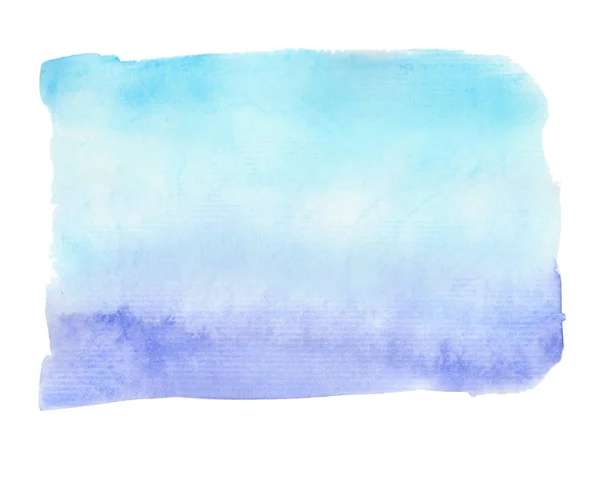 Abstract watercolor background in blue color — Stock Photo, Image