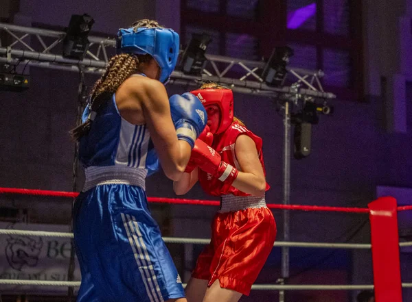 Reunião de boxe — Fotografia de Stock