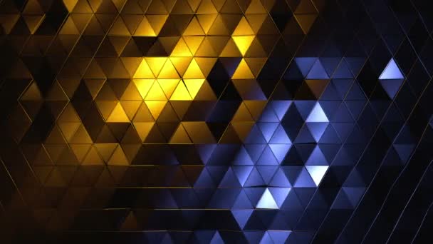 抽象的な幾何学的な壁ライト — ストック動画