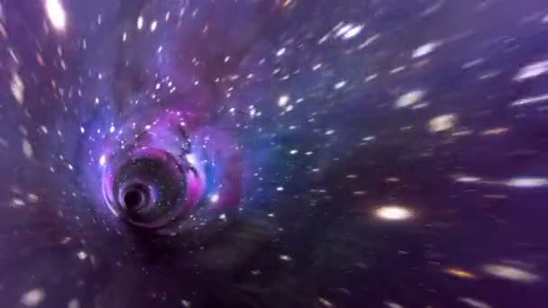 Flug durch das Universum — Stockvideo